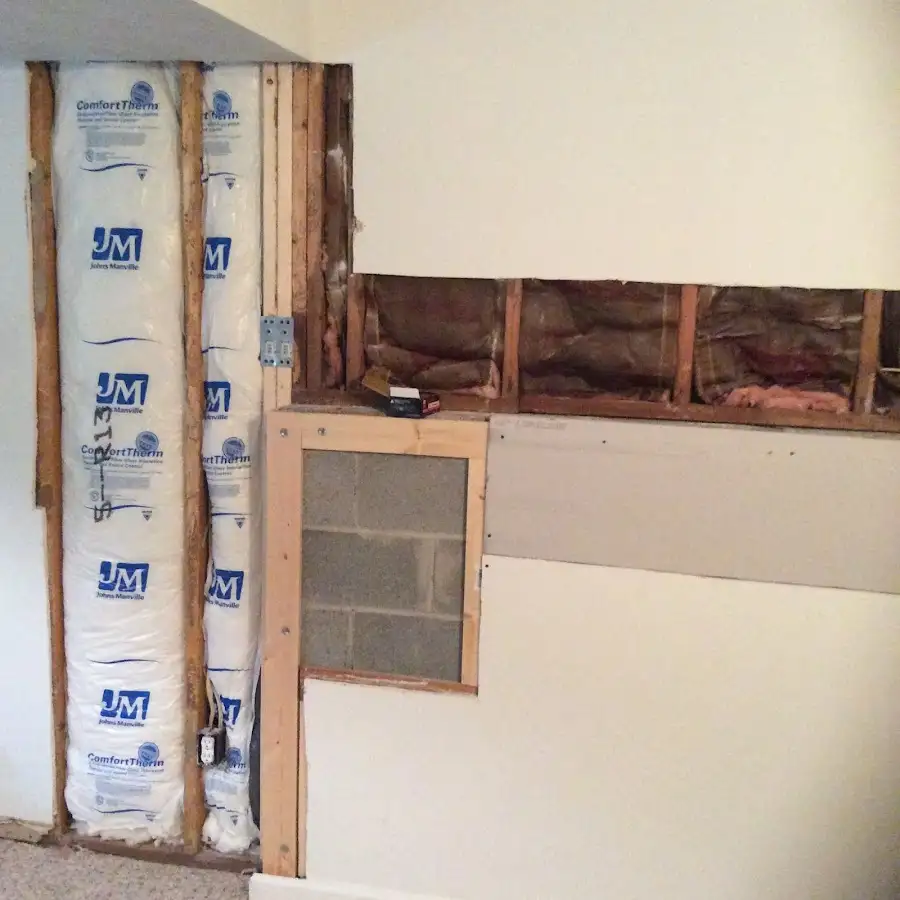 Wall insulation replacement during Structural Drying in Lynwood